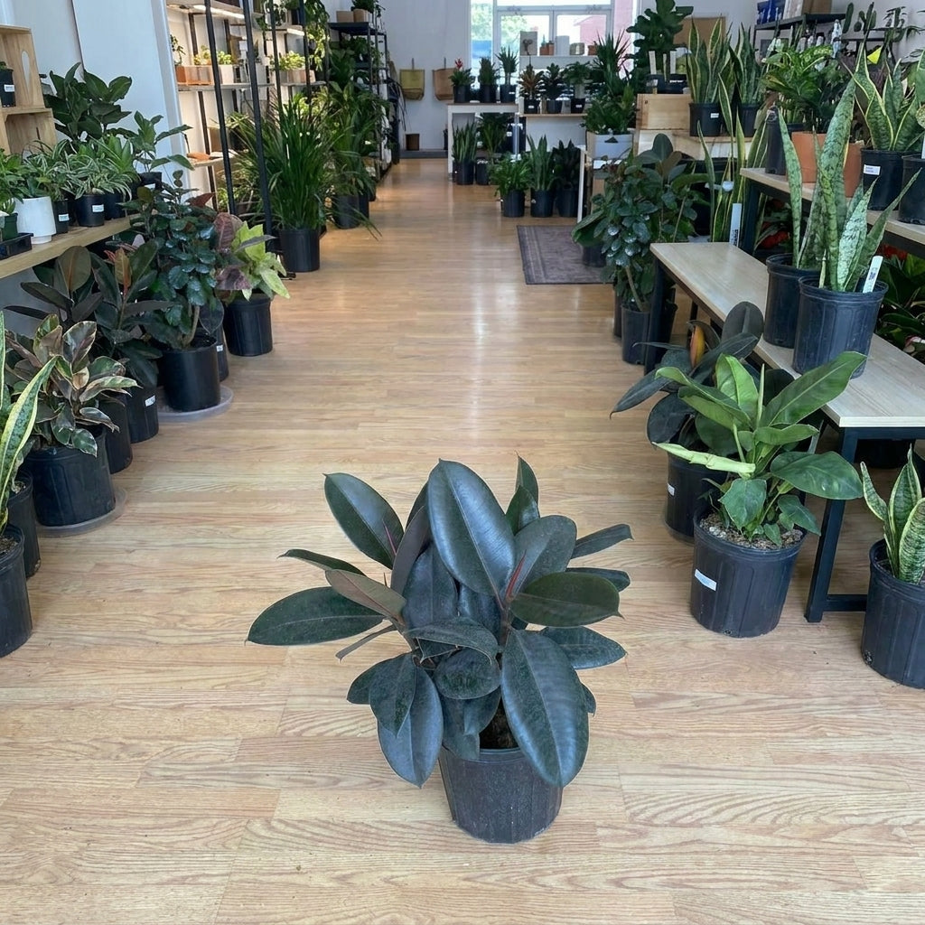 Ficus Elastica ‘Burgundy’ – Rubber Plant | فيكس إيلاستيكا بورغندي