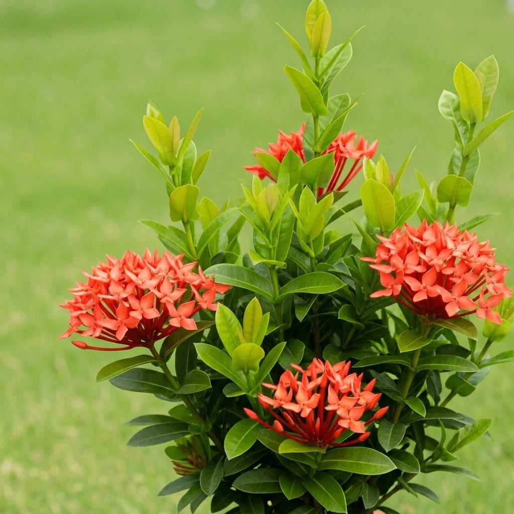 Ixora Plant – The Flame of the Woods – نبات الإكسورا