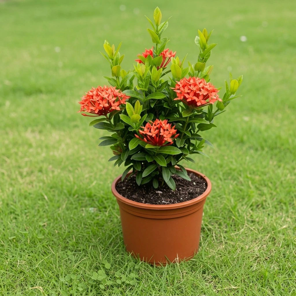 Ixora Plant – The Flame of the Woods – نبات الإكسورا